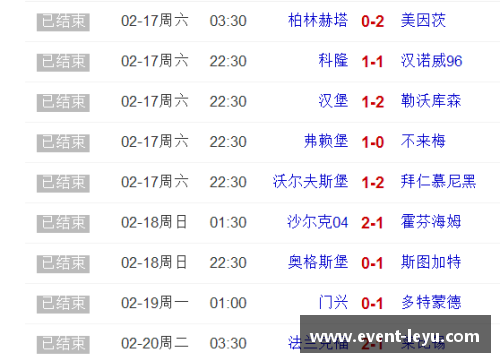 leyu乐鱼体育拜仁主场大胜，积分榜领先优势扩大